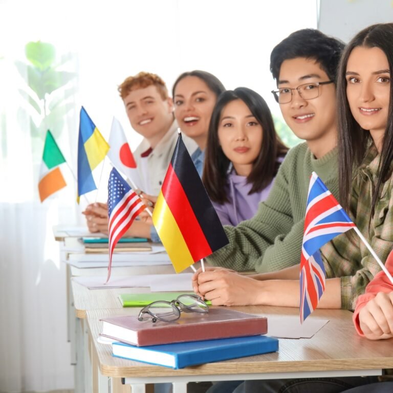 Międzynarodowa grupa ucząca się języka polskiego